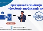 Dịch vụ luật sư khởi kiện yêu cầu bồi thường thiệt hại